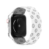Smiles stretchy Nylon apple band Compatible with 38mm 40mm 41mm 42mm 44mm 45mm 49mm